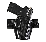 Galco Side Snap Scabbard Gen 2 Leather Holster, Left Hand, Black, SSR213B