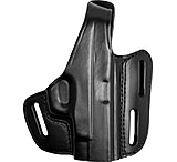 Gould & Goodrich Three Slot Pancake Concealment OWB Belt Holster, S&W M&P 357 Compact, Right Hand, Black, B803-MPC