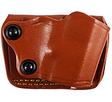 Gould &amp; Goodrich Yaqui Slide Concealment OWB Belt Holster, 1911-Style 3-5in BBL, Right Hand, Chestnut Brown, 801-195