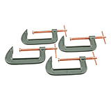 Image of Grizzly Industrial C-Clamp 4 pc. Set