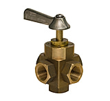 Image of GROCO 1/2" 5-Port Tank Selector Valve