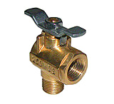 Image of GROCO 1/2" NPT 90 Bronze Fuel Valve
