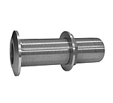 Image of GROCO 1-1/2" Stainless Steel Extra Long Thru-Hull Fitting w/Nut