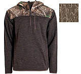 Image of Habit Men's 1/4 Zip Hooded Fleece Pullover 1409604