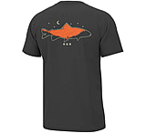 HUK Performance Fishing Moon Trout Short Sleeve Shirt - Men's, Volcanic Ash, Large, H1000422-013-L