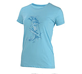 Image of HUK Performance Fishing W Mother Ocean Vneck Tops, Short Sleeve - Women's