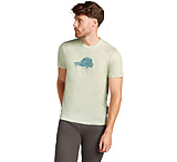 Icebreaker Merino 150 Tech Lite SS T-Shirt Cosy Camper - Men's, Ashen, 2XL, IB0A576E01TXXL