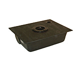 Image of Icon 437 00437 Bottom Drain Holding Tank With All Fittings Ht630Bsbd - 22.5in x 18.5in x 6in