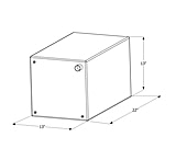Image of Icon Fresh Water Tank With 1/2in.Ftp And 1-1/4" Filler Wt2459, 22in x 13in x 13"