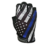 Industrious Handwear Blue Line Flag - Unlined - Half Finger Gloves