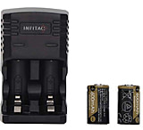 InfiTac Li-ion Battery Charger Kit, Black, BC01