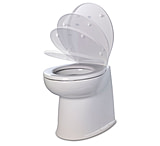 Image of Jabsco 17" Deluxe Flush Fresh Water Electric Toilet w/Soft Close Lid