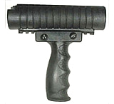 John Masen Co. Tactical Grip w/Rail and Removable Vertical Foregrip for Mossberg 500, Black, BW16M