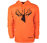 King's Camo Poly Hoodie - Men's, Blaze Orange, Medium, KBZ415-BZ/DS-M