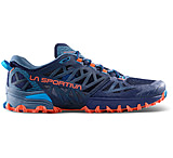 La Sportiva Bushido III Wide Road Running Shoes - Men's, Deep Sea/Cherry Tomato W, 39, 56U-643322W-39
