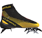La Sportiva Mega Ice Evo Climbing Shoes - Men's, Black/Yellow, 47, ZFCS031-K00Y00-47