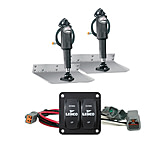 Image of Lenco Marine 12" x 12" Standard Trim Tab Kit w/Double Rocker Switch Kit
