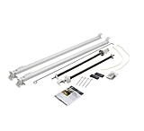 Image of Lippert Classic Universal Awning Hardware Kit 63" 68" Short, White