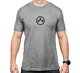Image of Magpul MAG1115-041-XL Icon Logo Stone Gray Heather Cotton/Polyester Short Sleev