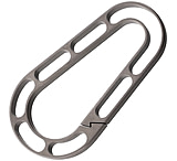 Maratac TI Skeleton Carabiner, 1.85in x 0.9in x 0.15in, 4 Springy Titanium Construction, TI SKELETON CARABINER