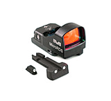 Meprolight Micro Red Dot Sight Kit with Quick Detach Adaptor and Backup Day/Night Sights 1x22.5mm, Glock, Black, ML88070500