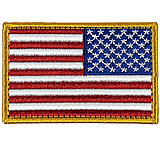 Image of Merica Life Embroidered US FLAG Reverse Patch