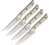 Image of Microtech Steak Knife Set Ivory MCT360012SETIV