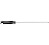 Image of Master Cutlery Sharpening Steel Rod, 12in, Black Plastic handle