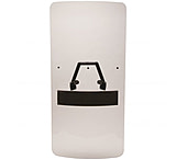 Image of Monadnock Peacekeeper I Clear Riot Shield W/ Ambidextrous Triangle Handle, 20 X 36
