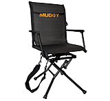 Muddy Swivel-Ease Ground Seat, includes Shoulder Carry Strap, Black MGS400