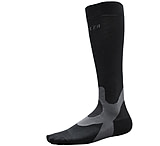 Mueller Sports Medicine Graduated Compression Socks, Black/Gray, Small, 42021