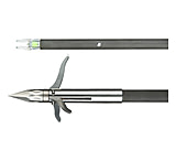 Image of Muzzy Carbon Fish Arrow Lit Nock and Iron 3-Barb Point