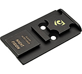 Night Fision Pistol Optic Glock MOS Adaptor Plate, Aim Point Acro P-2, Black, GLK-OP-ACRO-FSMOS