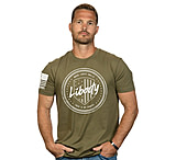 Image of Nine Line Apparel Liberty Crcl Men's T-shirt Green Small