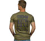 Image of Nine Line Apparel Warheads On Forheads Men's T-shirt Grn Med