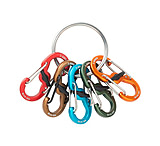 Nite Ize KeyRing Locker S-Biner Aluminum, Aluminum, KRGA-A1-R3