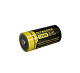 Nitecore NL169 950mAh Rechargeable 16340 Battery, Yellow, BAT-NITE-16340-NL169