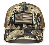 Image of Outdoor Cap USA Flag Sports Polyester Camo Cap w/QTech Sweatband and Scout Patch - Men's