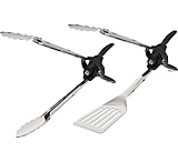 Outdoor Edge Cutlery Grill-Beam Tongs Box, Black/Silver, GMT-10