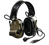 PELTOR ComTac VI NIB 23 dB Headset, Single DL, Green, Headband & ARC, 915 MHz, Green, MT20H682FB-47N GNS