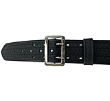 Perfect Fit 2.25in 4 Row Stitching Sam Browne Leather Belt w/ Chrome Buckle