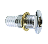 Image of Perko 1-1/2" Thru-Hull Fitting f/ Hose Chrome Plated Bronze