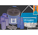 Image of Powerflare 24-Position Cone Adapter Kit with 24-Pack Bucket of PowerFlare Lights