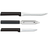 Image of Rada Cutlery Peel, Pare and Slice Set Black