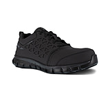 Reebok Zprint Athletic Oxford, Steel Toe Work Shoe - Men's, Medium, Black, 8.5, 690774502253