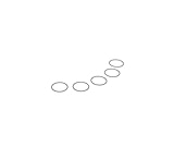 Image of Replay XD Prime X Lens Bezel and Rear Cap O-Ring, Pack of 5