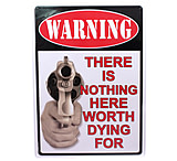 Image of River's Edge 12in.x17in. Weatherpoof Rolled Edge Tin Sign