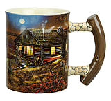 Image of River's Edge Deluxe Mug Cabin Scene