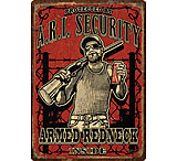 Image of River's Edge Rivers Edge Embossed Sign 12"x17" "armed Redneck Inside"