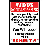 Image of River's Edge Rivers Edge Embossed Sign 12"x17" "exhibit A"